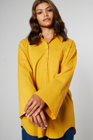 Camicia da donna 'Geenie' di Aligne in giallo