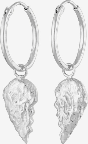 Boucles d'oreilles Haze&Glory en argent : devant