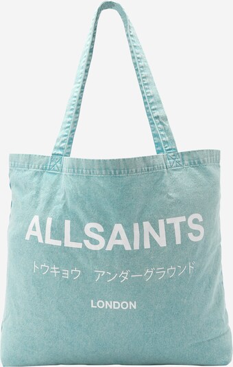 AllSaints Shopper 'UNDERGROUND ACI' in hellblau / weiß, Produktansicht
