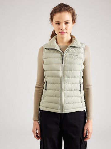 Gilet sportivo di PEAK PERFORMANCE in verde: frontale