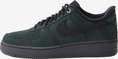 Nike Sportswear Baskets basses 'Air Force 1 '07' en vert foncé / noir, Vue avec produit