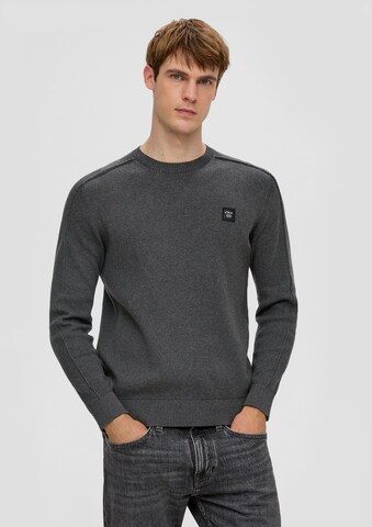 s.Oliver Pullover in Schwarz: Vorderseite