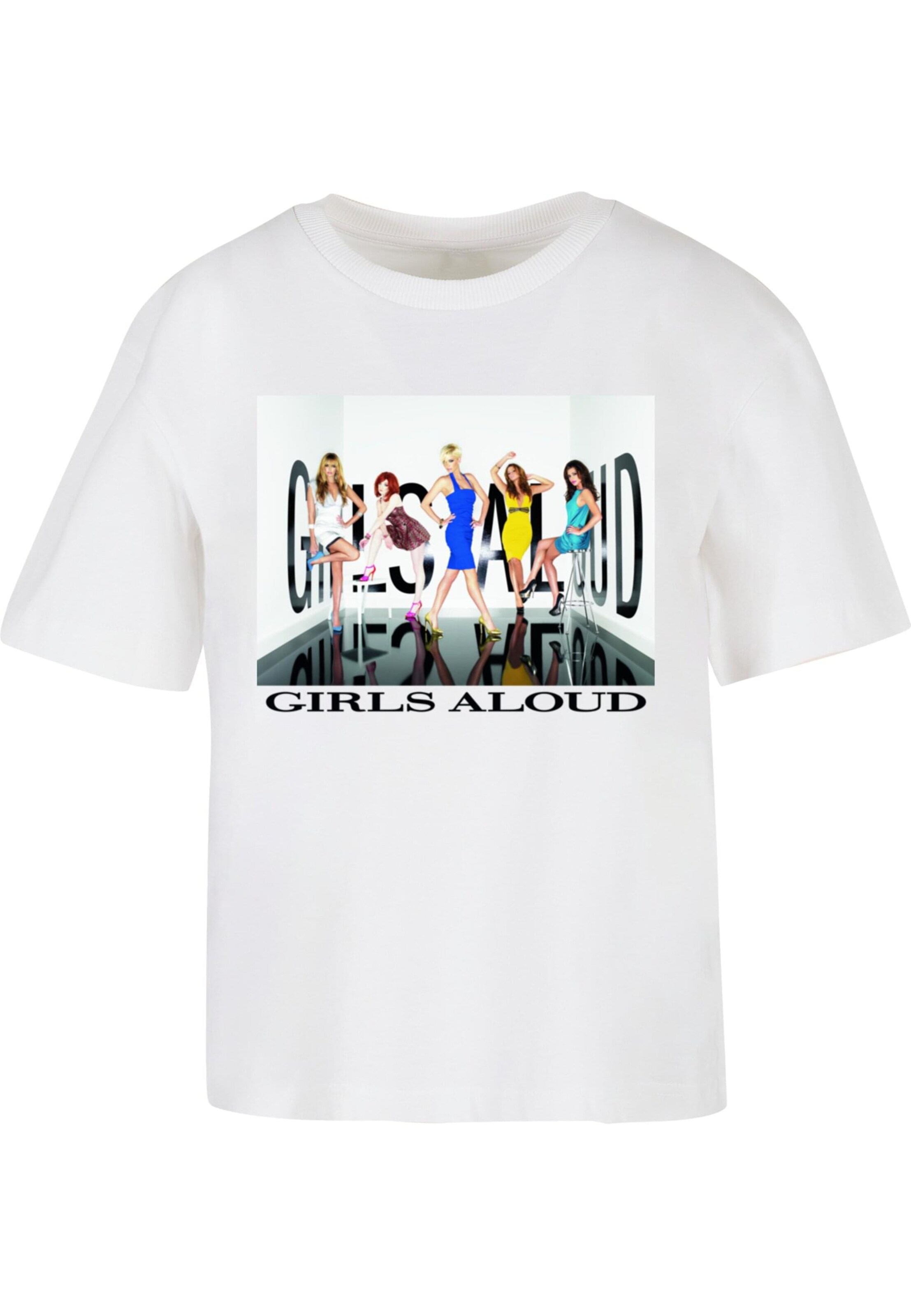 Merchcode Shirt in Wit: voorkant