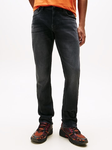 Coupe slim Jean 'Austin' Tommy Jeans en noir : devant