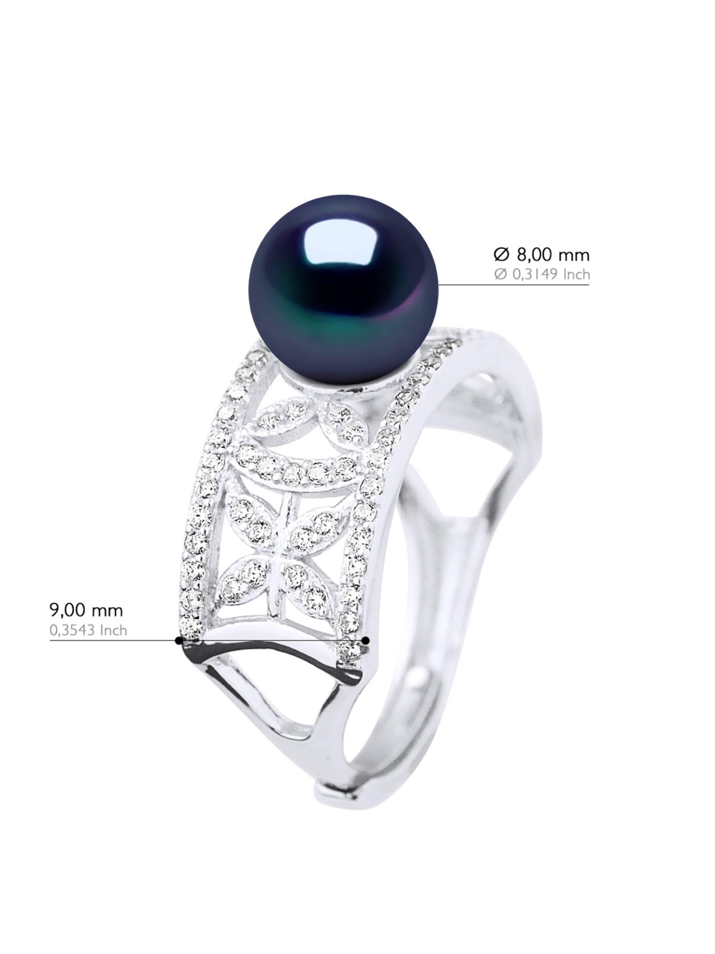 Anello 'VALRAS' di Ateliers Saint Germain in nero