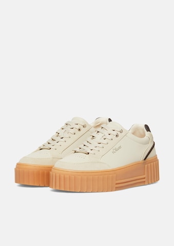 s.Oliver Sneakers laag in Beige