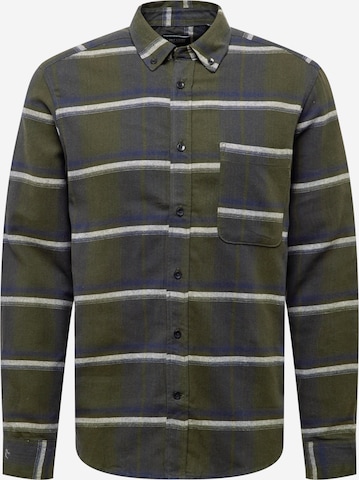 Only & Sons Button Up Shirt 'TAM' in Green: front