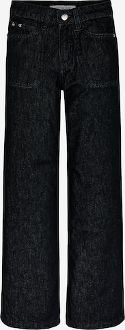 Calvin Klein Jeans Loosefit Jeans i svart: framsida