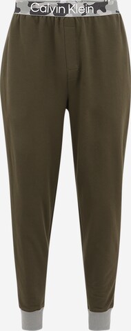 Tapered Pantaloncini da pigiama 'Galvanized' di Calvin Klein Underwear in verde: frontale