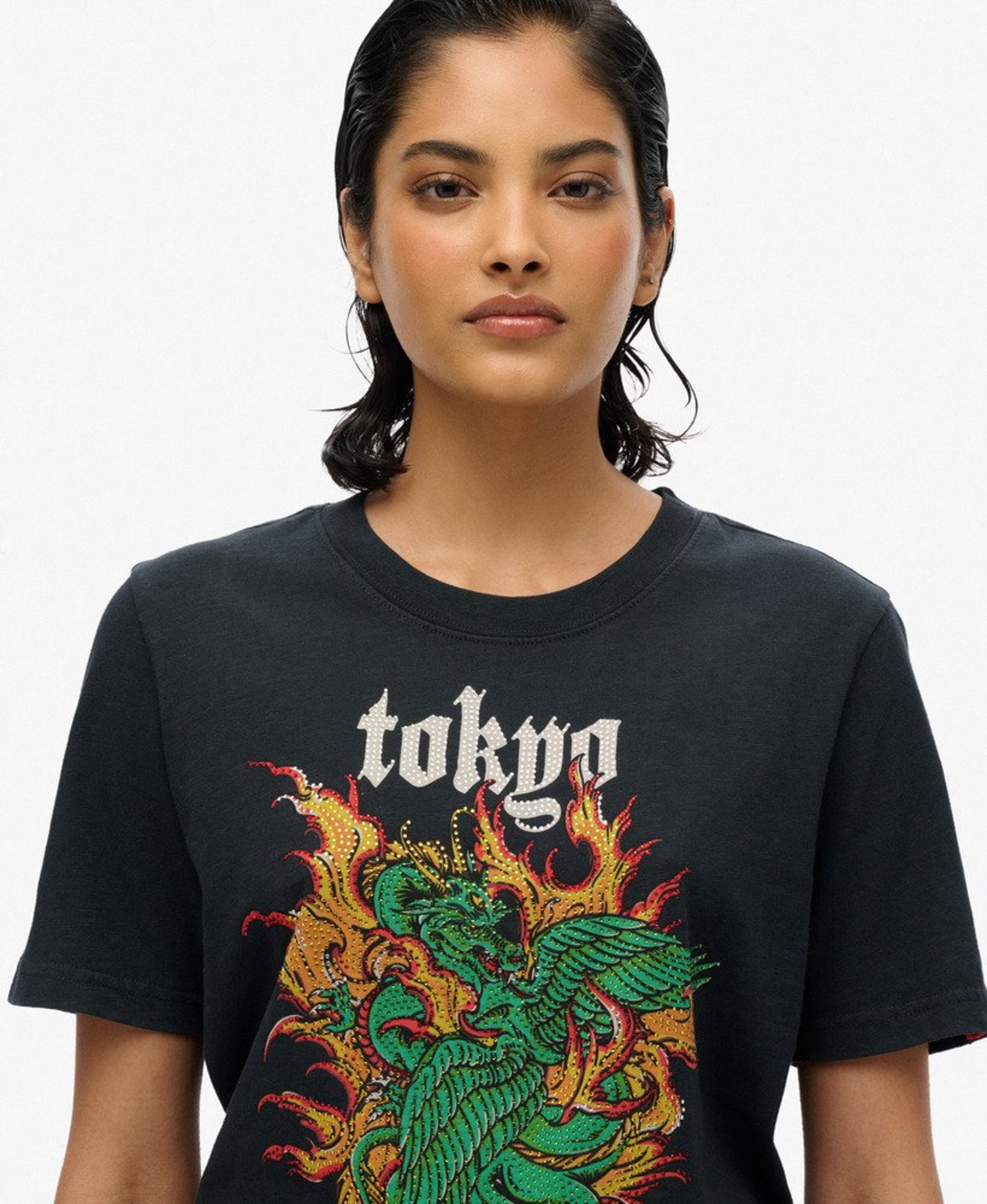 Superdry Shirt in Zwart