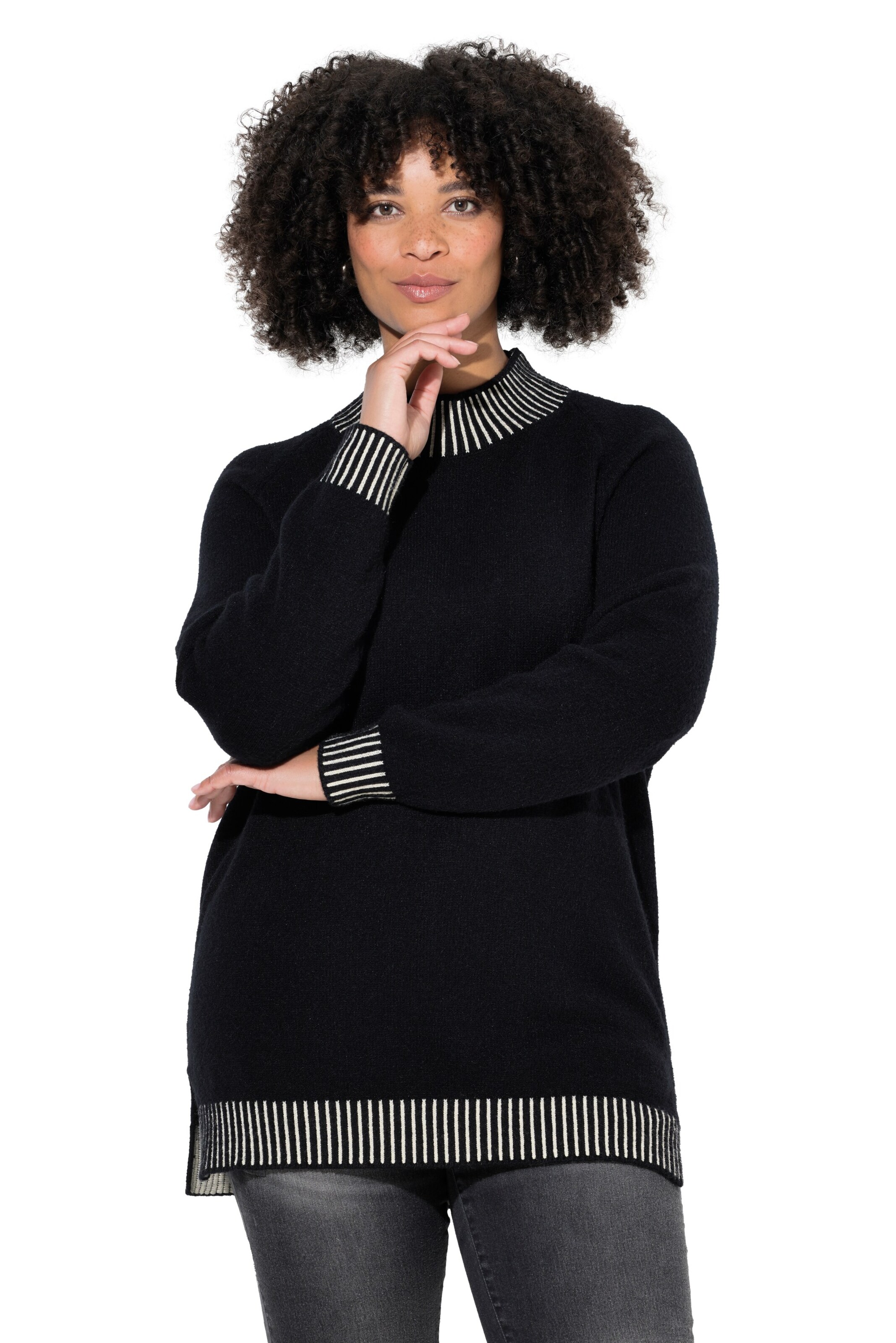 Angel of Style Trui in Zwart: voorkant