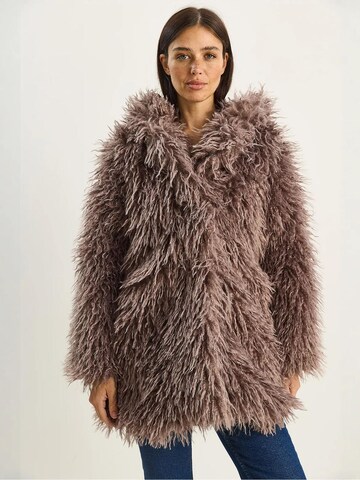 Bianco Lucci Wintermantel in Bruin: voorkant