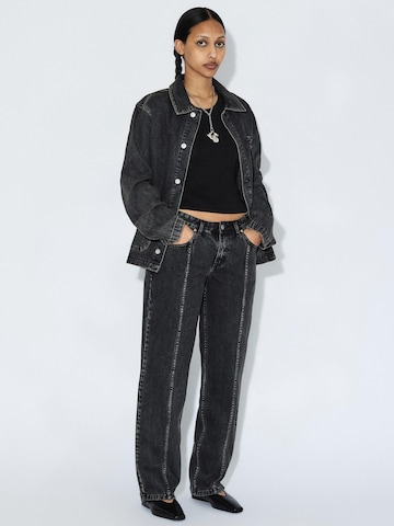 Dr. Denim Regular Jeans 'Nika Mid Straight Worker'‌‌‌‌‌‌‌‌‌ in Schwarz