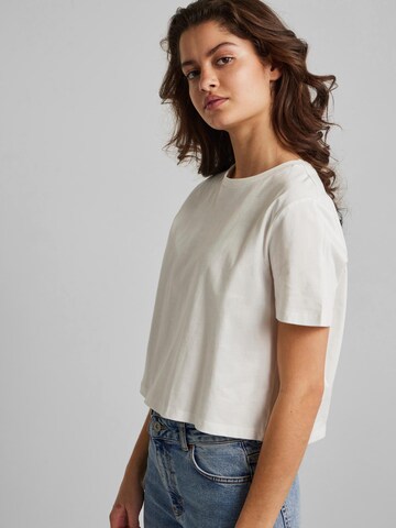 T-shirt 'Rina' PIECES en blanc