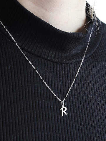 Lucardi Pendant 'Basic' in Silver: front