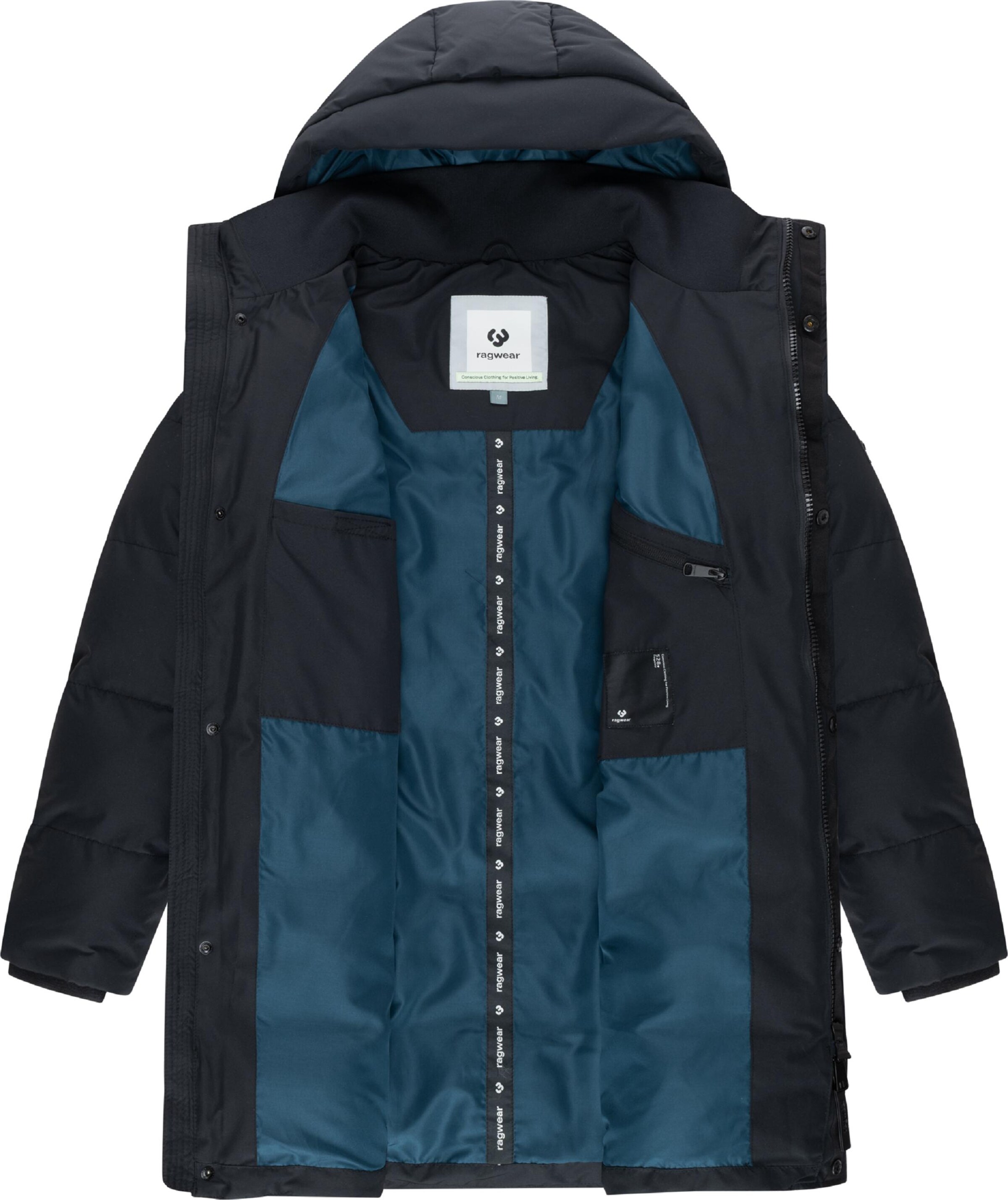 Ragwear Winter Coat 'Nortday' in Black