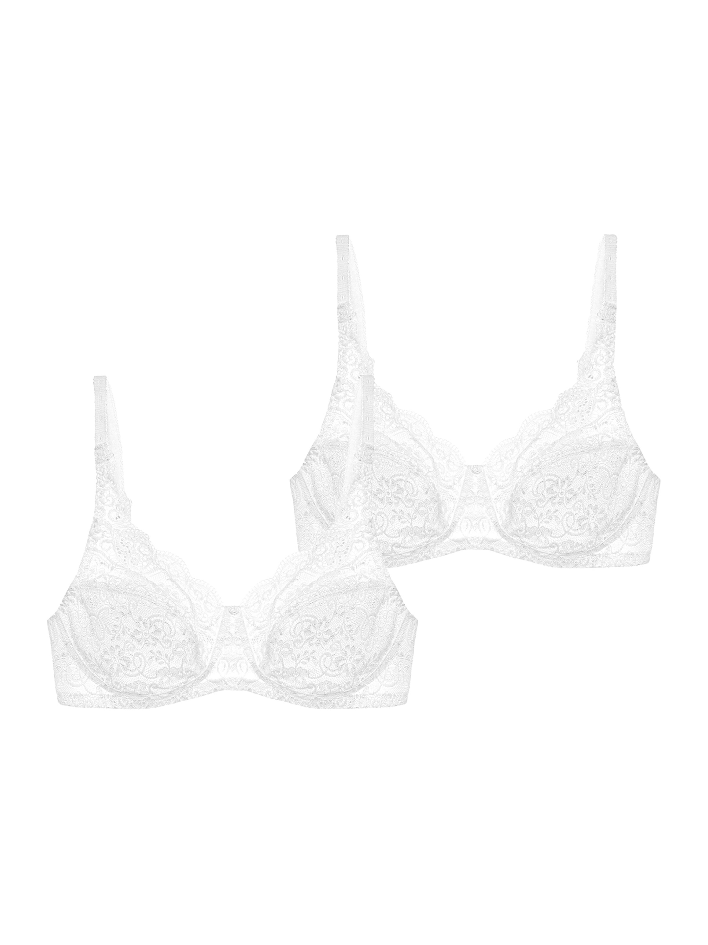 TRIUMPH Bügelloser BH ' Amourette 300 ' in Weiß: Vorderseite