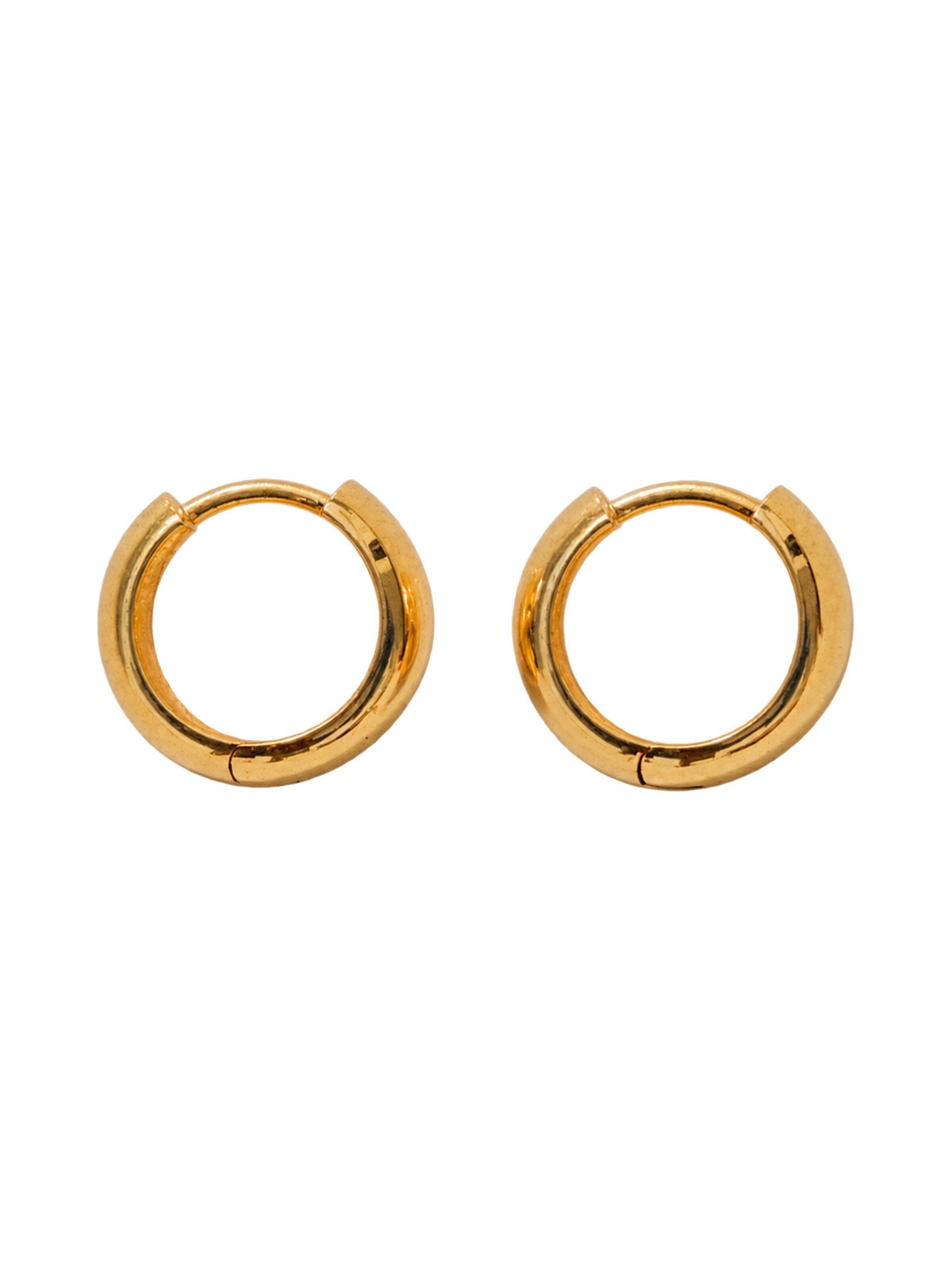 Matia Beachwear Earrings 'Aurelia Hoops' in Gold: front