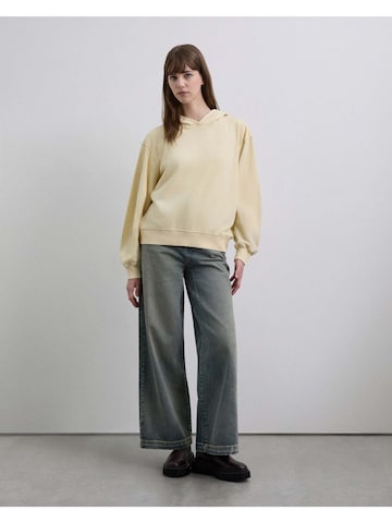 Scalpers Sweatshirt 'Marble' in Yellow: front