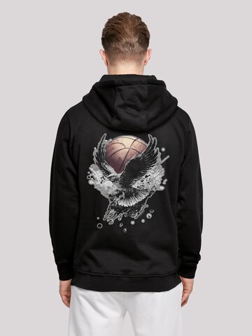 F4NT4STIC Sweatshirt 'Basketball Adler' in Black