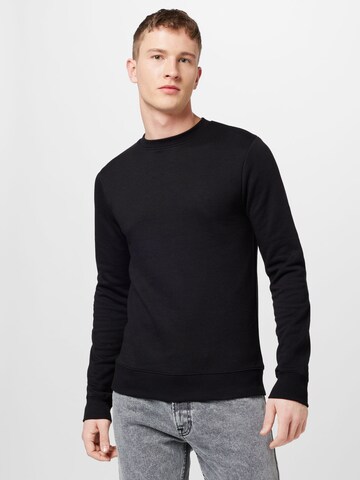 BURTON MENSWEAR LONDON Sweatshirt in Black: front