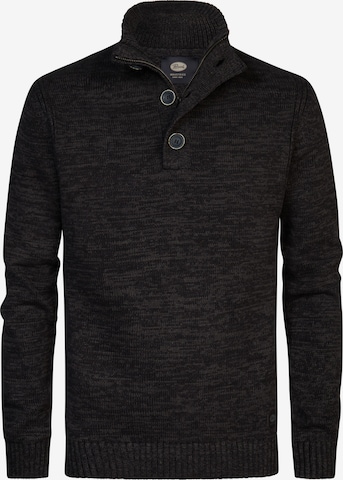 Petrol Industries Pullover 'Brevig' in Schwarz: Vorderseite