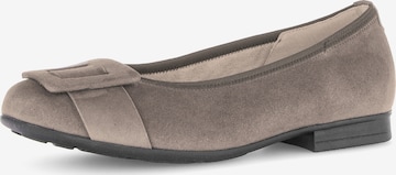 GABOR Ballerina in Grau: Vorderseite