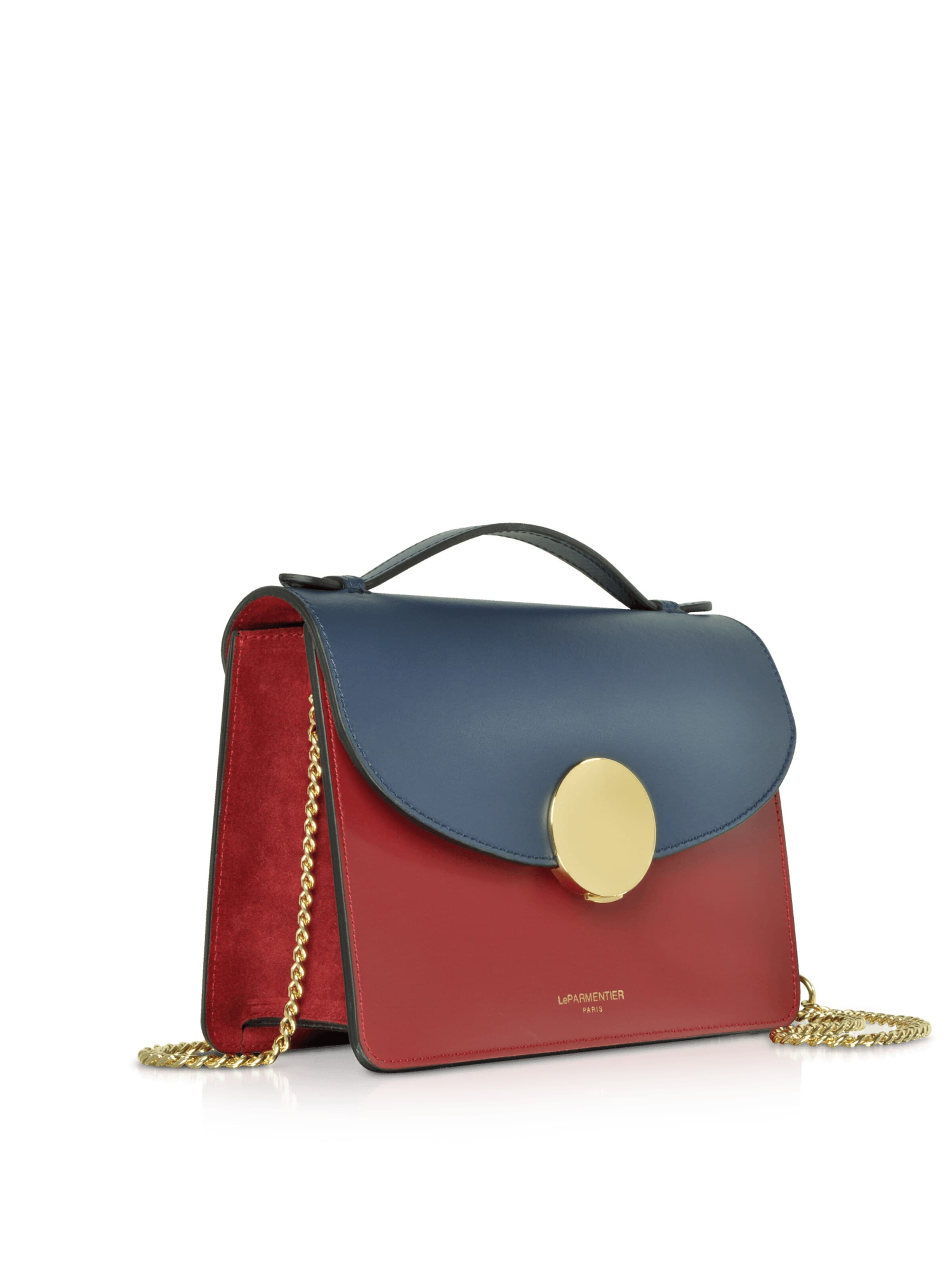 LeParmentier - Bolso de mano 'New Ondina' en rojo: frente