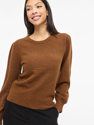 VILA Pullover 'VIMABLE' i brun