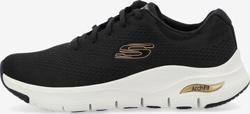 Baskets basses 'Arch Fit' SKECHERS en noir : devant