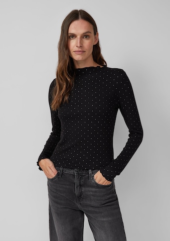 s.Oliver Shirt in Schwarz: Vorderseite
