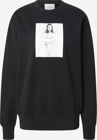 Calvin Klein Sweatshirt 'KATE OBSESSION' in Schwarz: Vorderseite