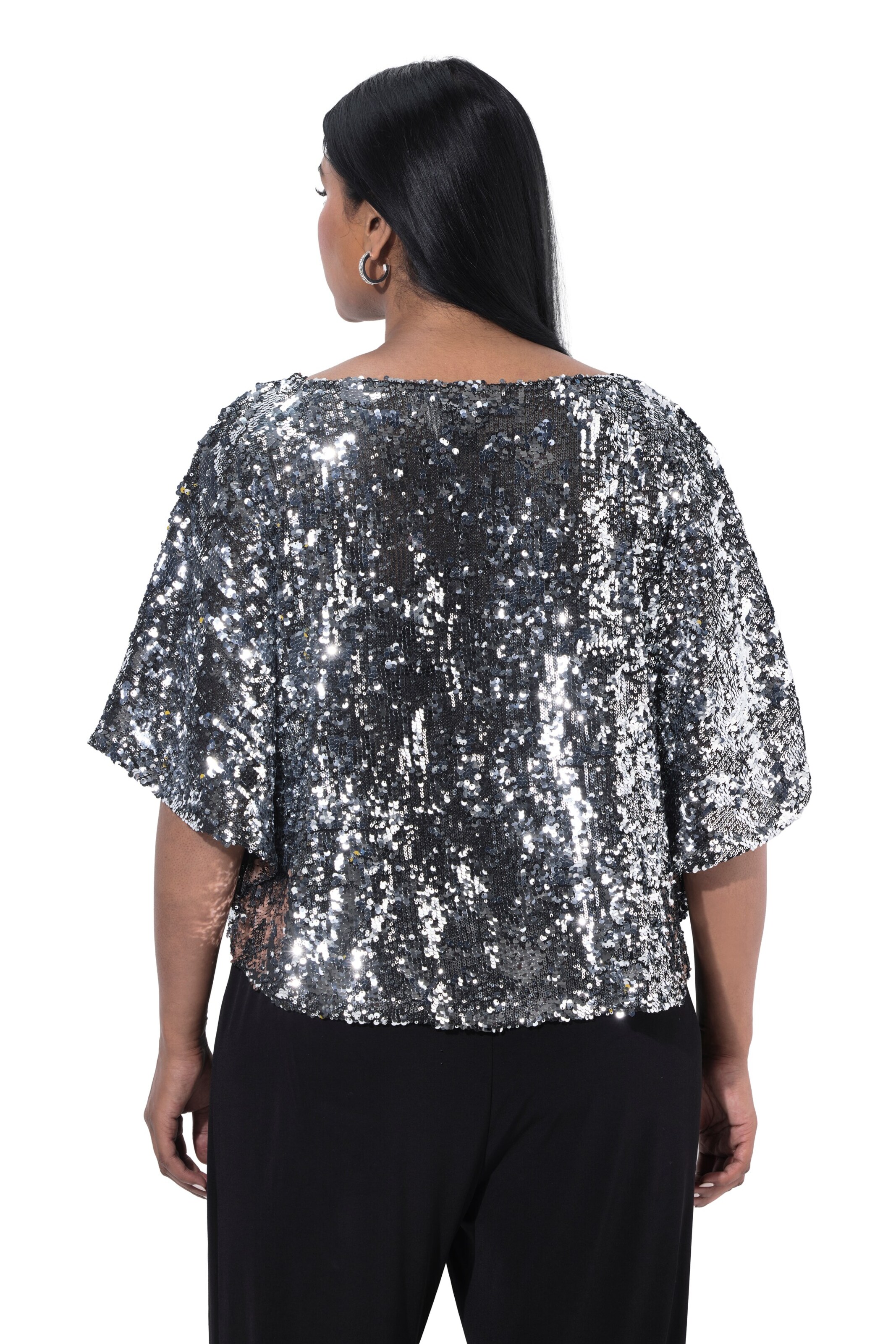 Ulla Popken Top in Zilver