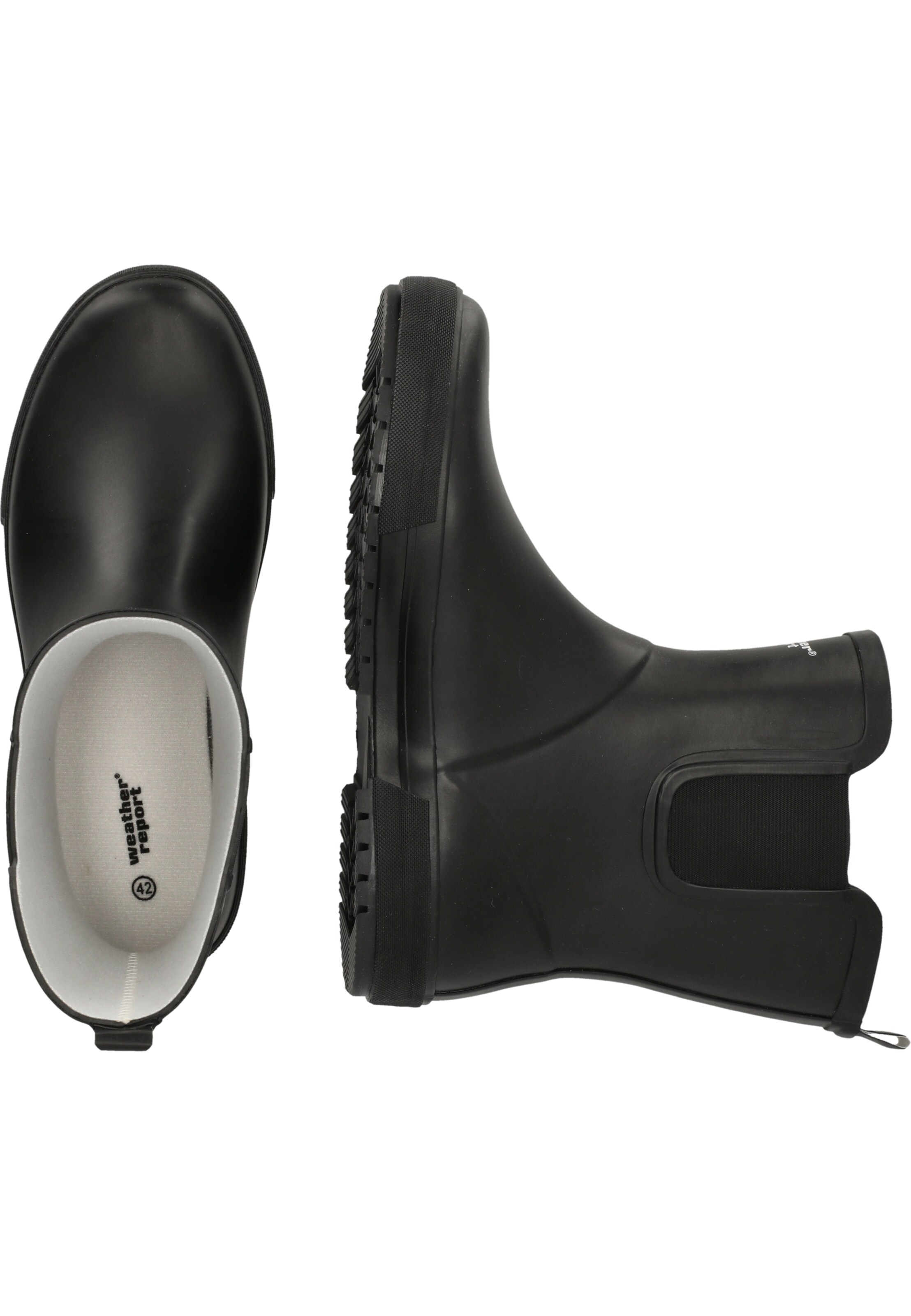 Weather Report Rubber boot 'Erick' in Black