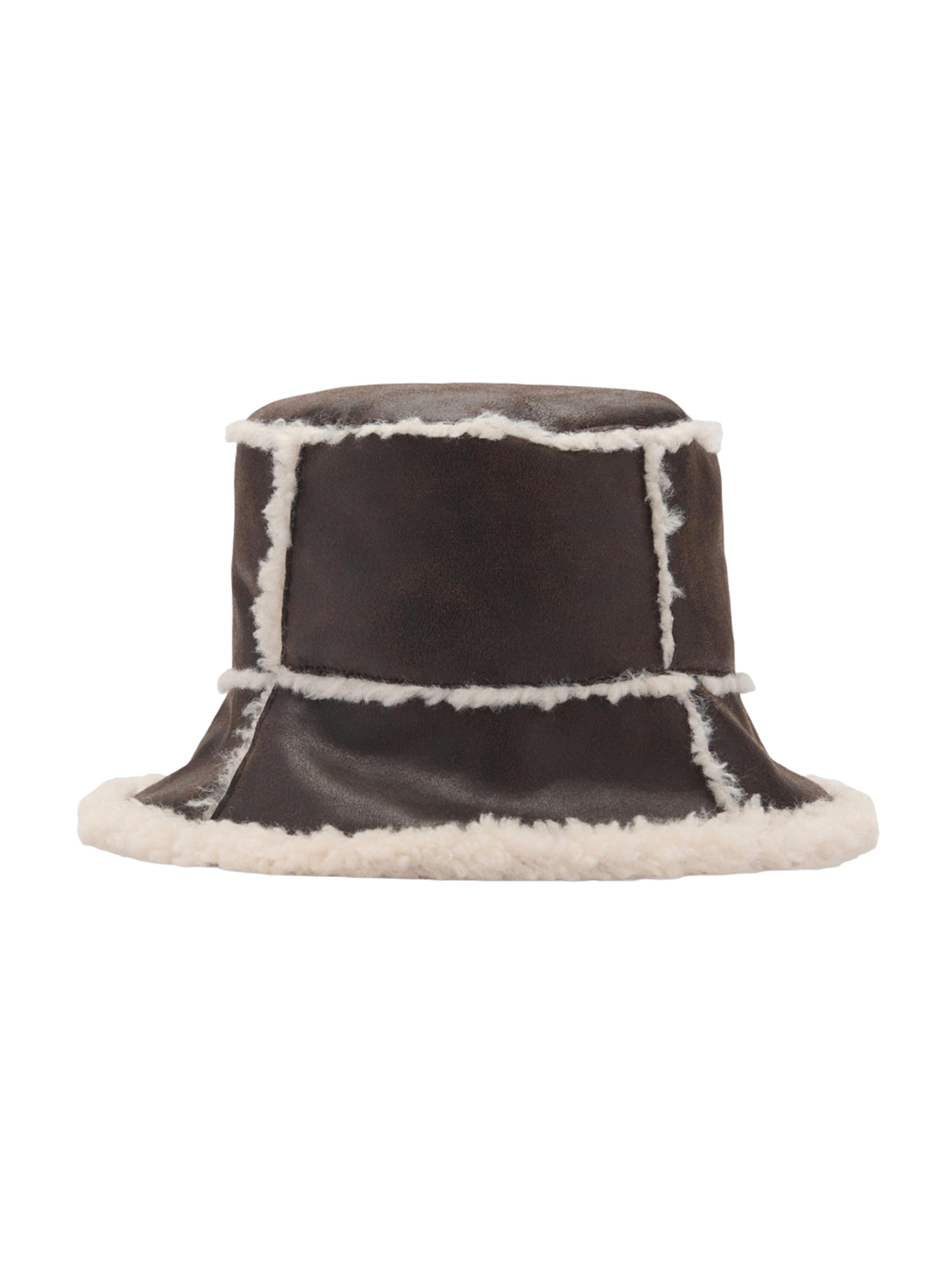 MANGO Hattu 'BOND' värissä ruskea: etupuoli