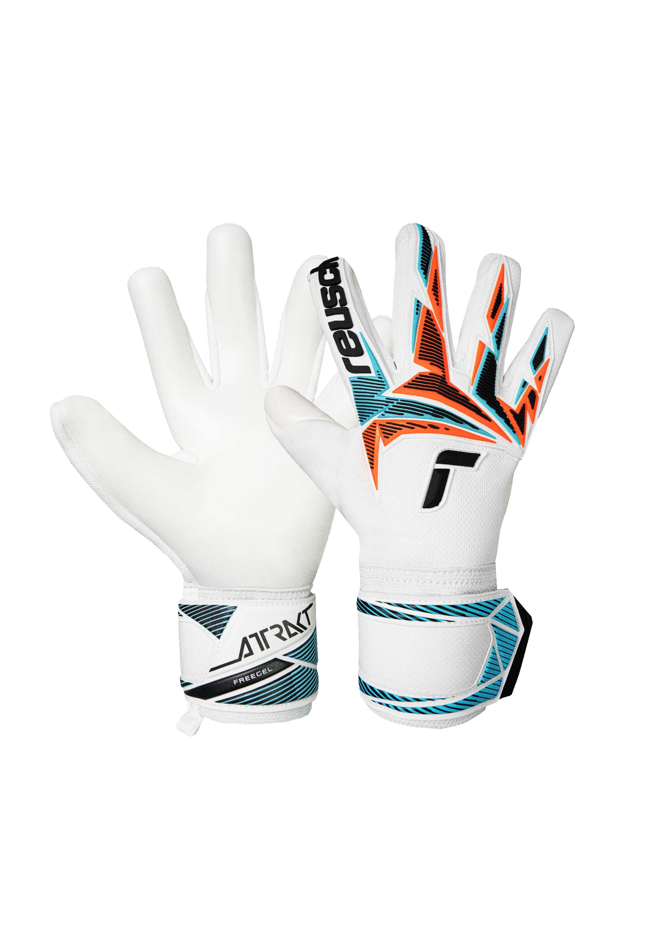 REUSCH Sports gloves 'Attrakt Freegel Advance' in White, Item view
