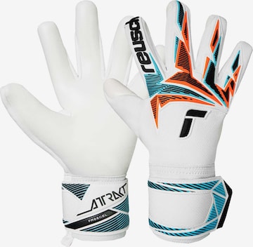 REUSCH Sports gloves 'Attrakt Freegel Advance' in White: front