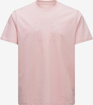 T-Shirt Salsa Jeans en rose : devant
