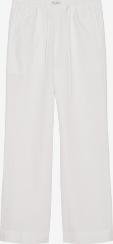 Marc O'Polo Wide Leg Hose in Weiß: predná strana