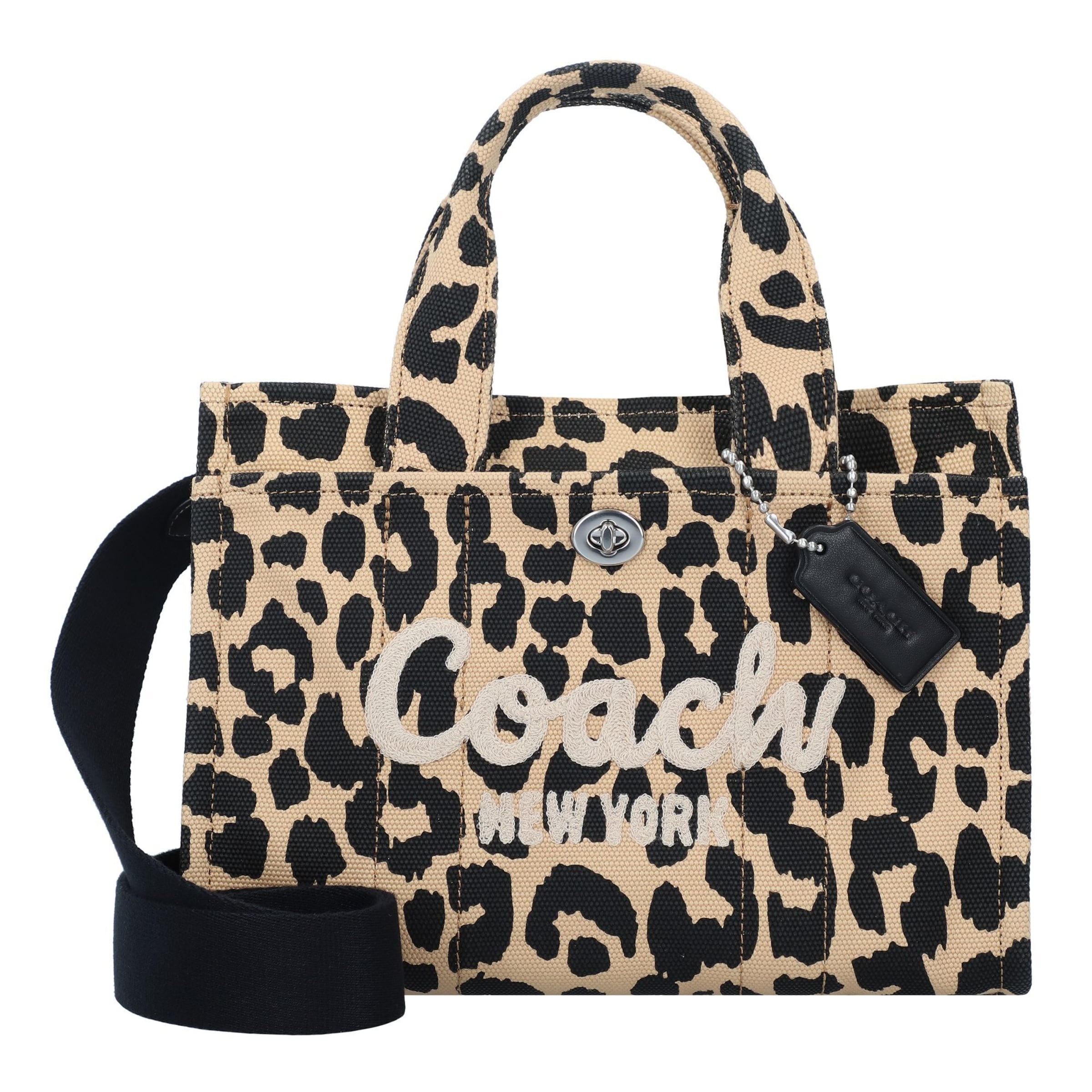 トートバッグ Coach Leopard Cargo 26 Tote Bag - Coach - Cotton - Printed Coach Cargo Tote 26 Leopard Print Cotton Canvas Bag | TheHut.com