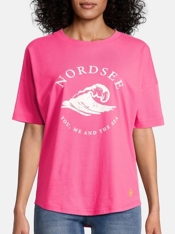 T-shirt 'Fipsie Nordsee' salzhaut en rose