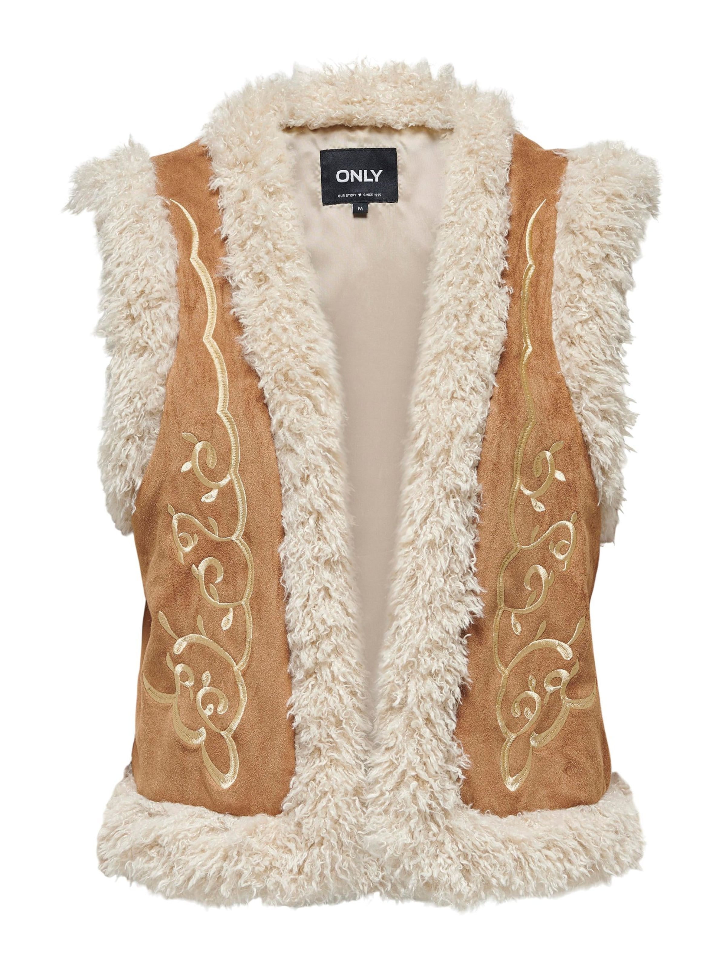 ONLY Bodywarmer 'ONLCille' in Bruin: voorkant