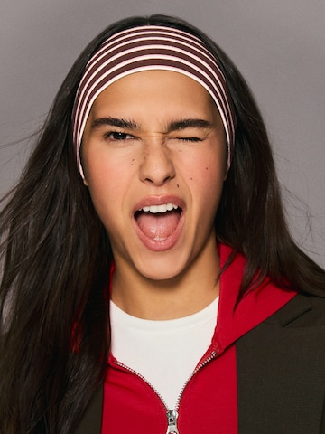 Bershka Headband in Brown