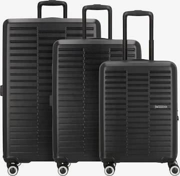 American Tourister Kofferset in Schwarz: Vorderseite
