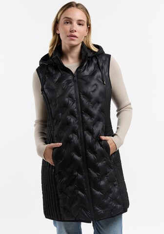 Barbara Lebek Vest in Black: front