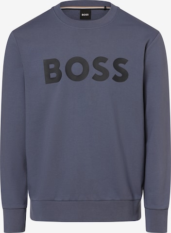 BOSS Black Sweatshirt 'Soleri 02' in Blue: front