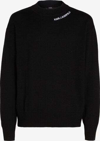 Karl Lagerfeld Sweater in Black: front