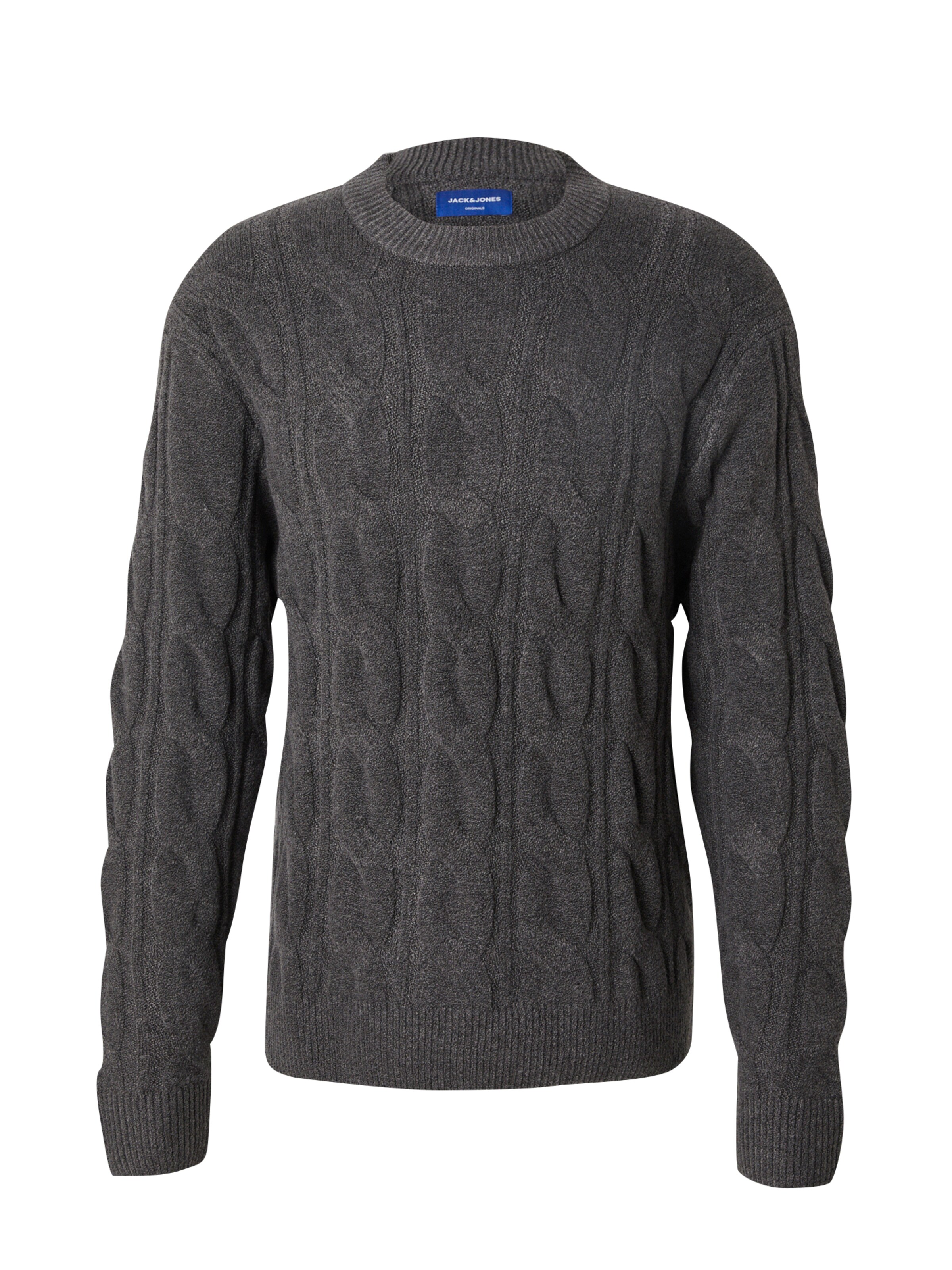 JACK & JONES Pullover 'JORHENRY' in Grau: Vorderseite