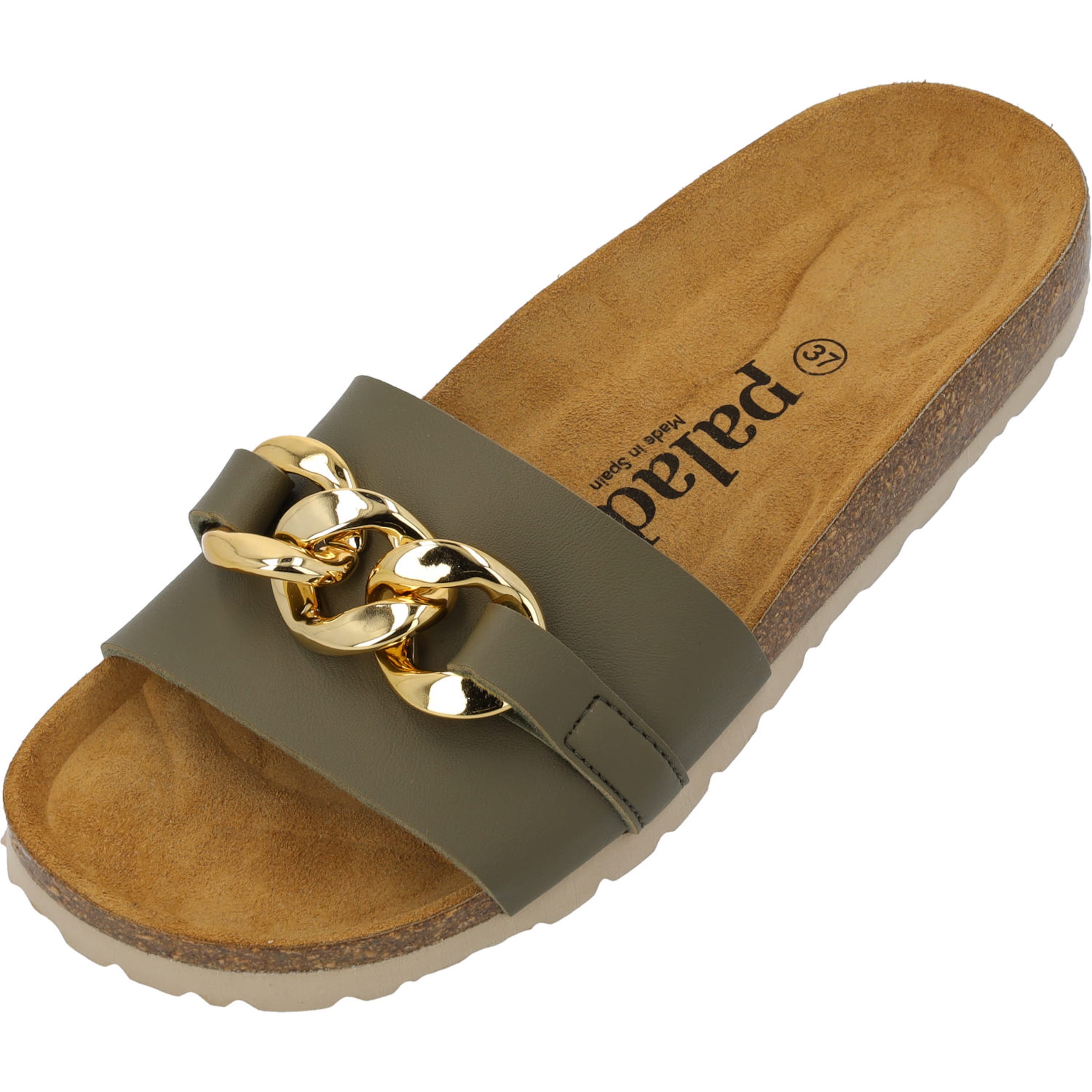 Zoccoletto &#x27;Gozo&#x27; di Palado in verde: frontale