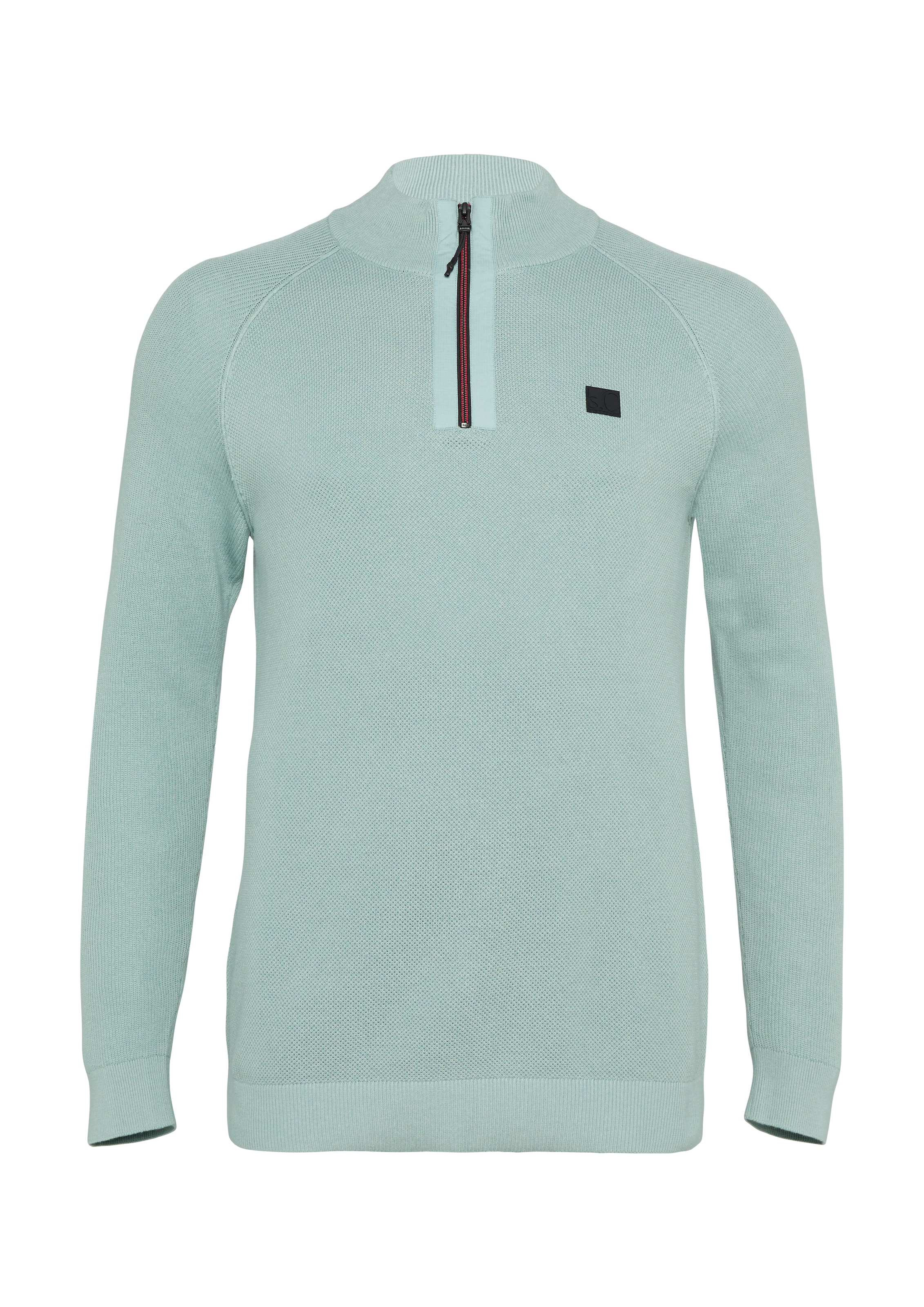 s.Oliver Men Big Sizes Pullover in Grün: Vorderseite